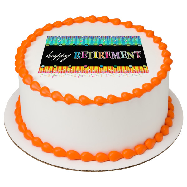 Happy Retirement PhotoCake® Edible Image®