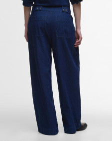 Arla Denim Wide-Leg Trousers 