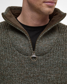 New Tyne Half-Zip Jumper Derby Tweed