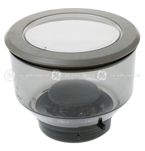 GRINDER HOPPER ASSEMBLY - CAFÉ MATTE WHITE AND SILVER