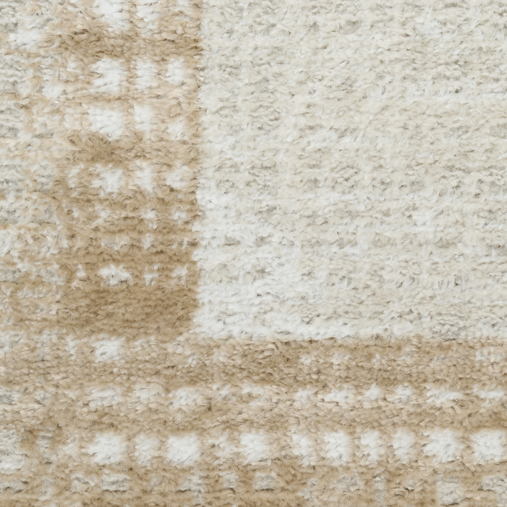 Nourison Dekor 2' x 4' Ivory Beige Modern Indoor Rug