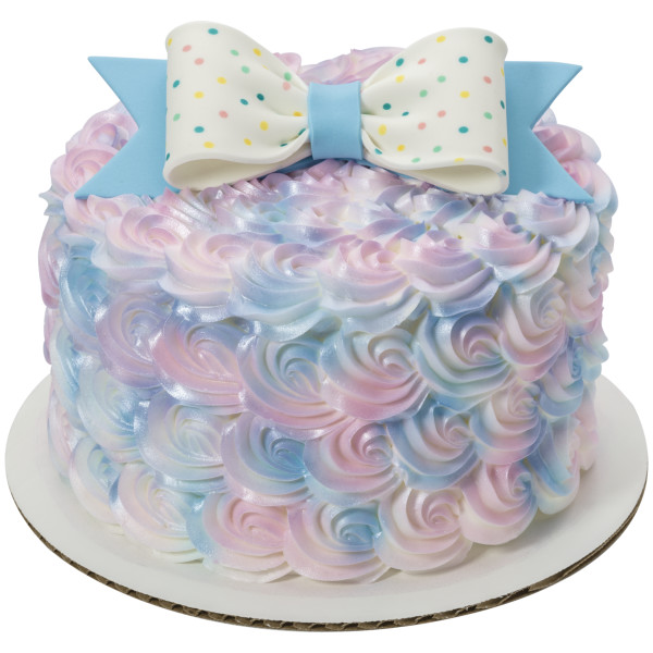 Pastel Dots Assortment Gum Paste Bows