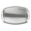 Stainless steel griddle pan for large contoured buffet station