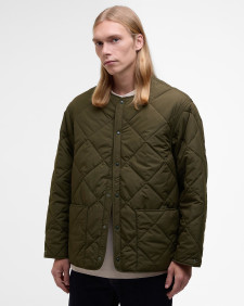 Barbour x Kaptain Sunshine Quilted Liner Khaki Brown