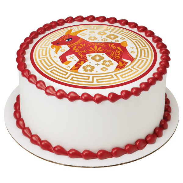Year of the Goat PhotoCake® Edible Image®