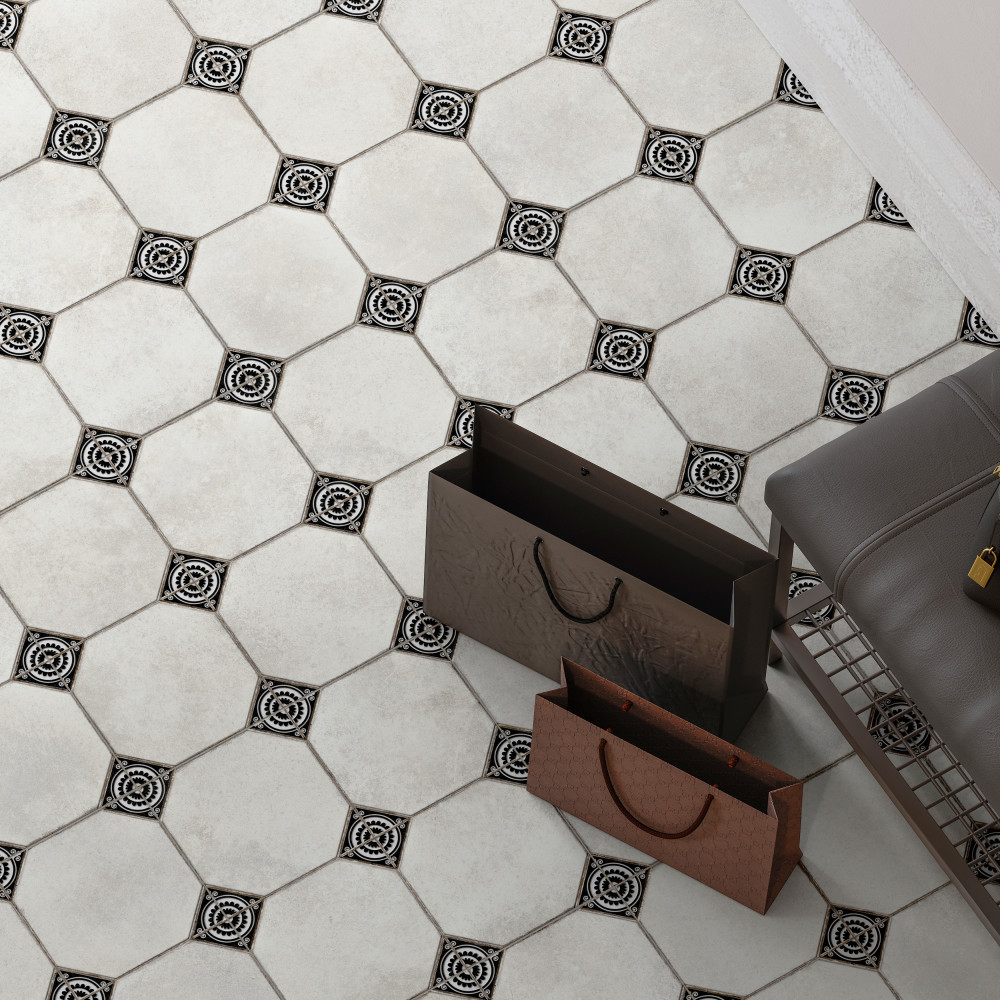 Sample – Englishtown Black Porcelain Floor and Wall Tile