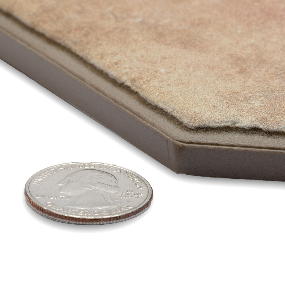 Picket Arenta Arena with Square 14-5/8 in. x 22-1/2 in. Porcelain Floor and Wall Tile