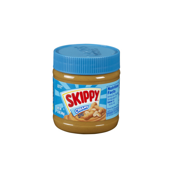 SKIPPY(r) Creamy Peanut Butter, 12/12 oz . C1CB - Front Center Inner Pack (Hi Res)