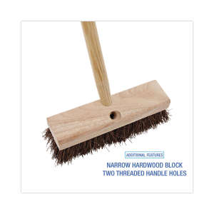 Boardwalk, 10in, Deck Brush Head, Palmyra Bristles, Brown