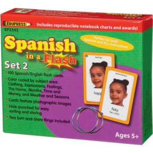Spanish in a Flash&trade; Set 2