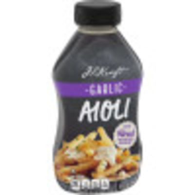 J.L. Kraft Garlic Aioli with Roasted Garlic, 12 fl oz Bottle