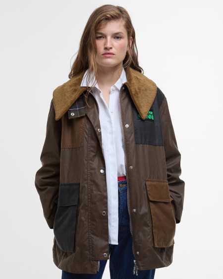 Barbour x GANNI Waxed Duffle Coat