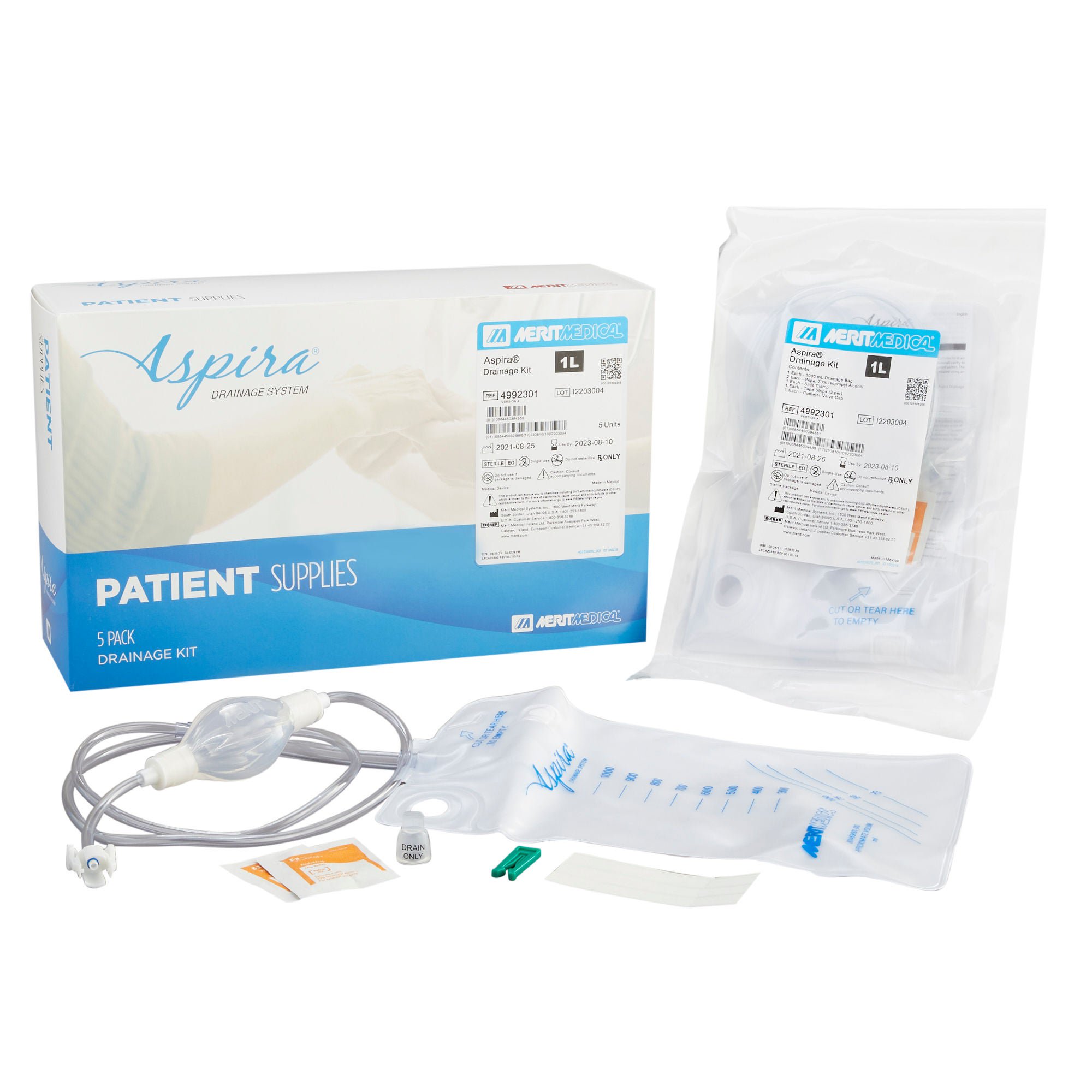 Aspira Drain Bag, 1000 mL