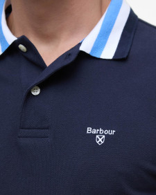 Hawkesmoor Tipped Polo Shirt Classic Navy