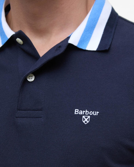 Polo Hawkesmoor con dettagli a contrasto