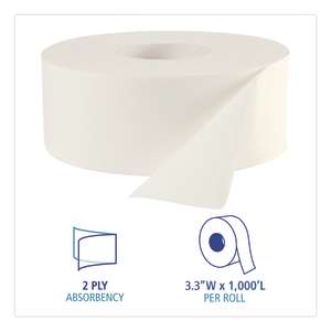 Boardwalk, 2 ply, 3.3in Bath Tissue