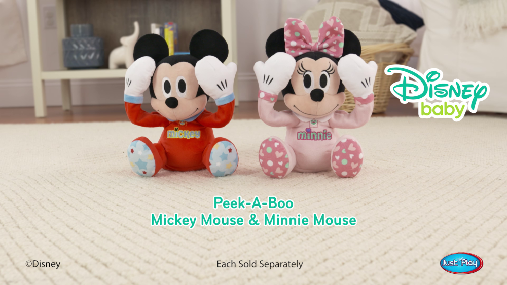 Disney Baby Peek-a-boo Plush - Minnie Mouse - Walmart.com