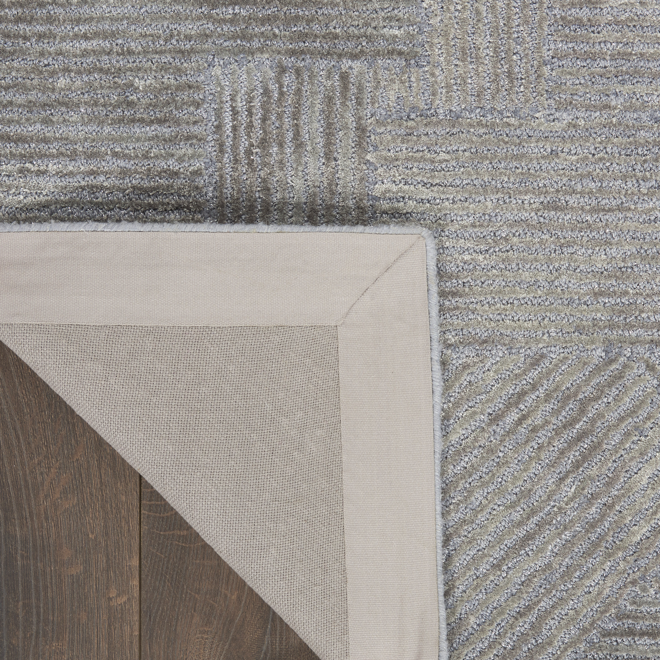 Michael Amini Ma30 Star 5'3" x 7'3" Slate Modern Indoor Rug