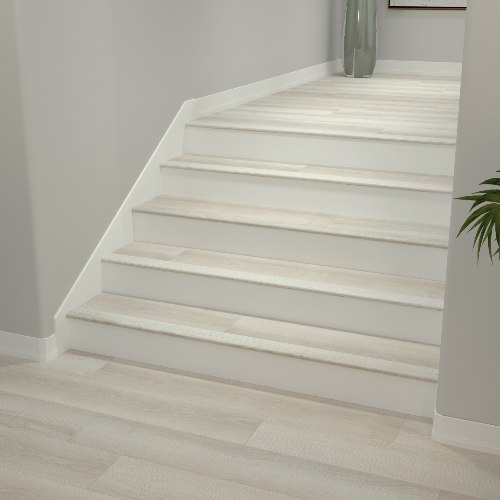 Crystal Crescent Laguna Vinyl Stair Nosing Flush view 2