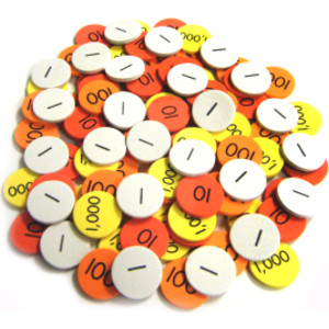 Class Set Place Value Discs, 1500 Discs
