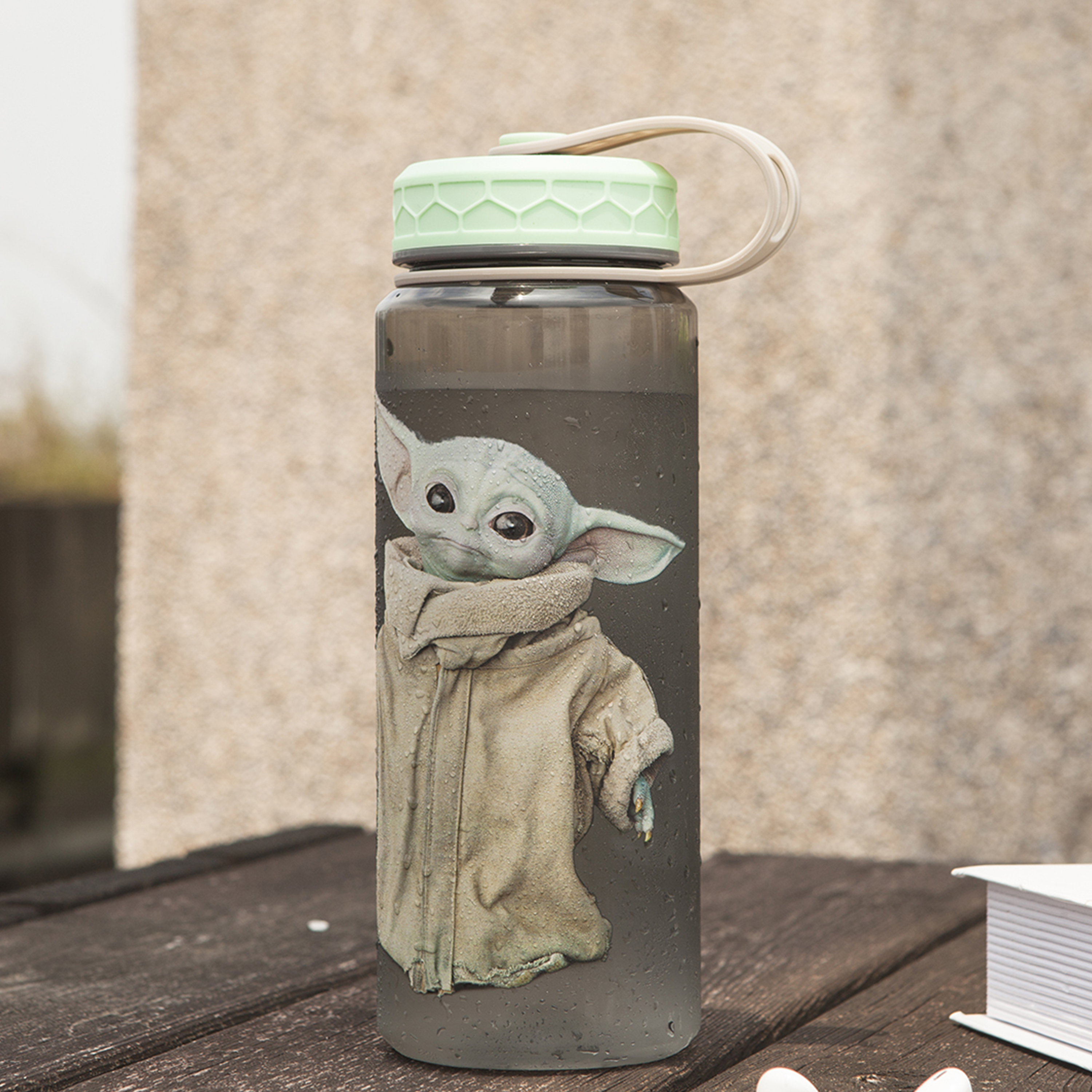 Star Wars: The Mandalorian 36 ounce Reusable Plastic Water Bottle, The Child (Baby Yoda) slideshow image 2