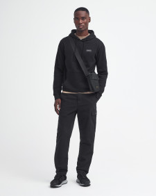 Small Logo Hoodie Black-Pewter