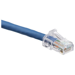 eXtreme® Cat 6+ SlimLine Boot Patch Cord, Blue, 5 FT