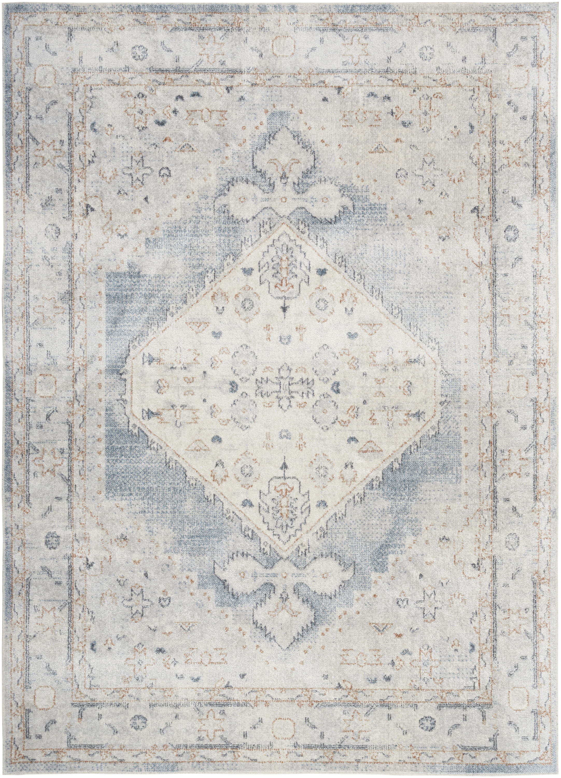 79.00" x 108.00" x .25" Astra Machine Washable Turkey N1704