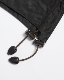 Lightweight Waxed Hood Dark Olive