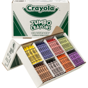 Crayon Classpack®, Jumbo Size, 8 Colors, 200 Count