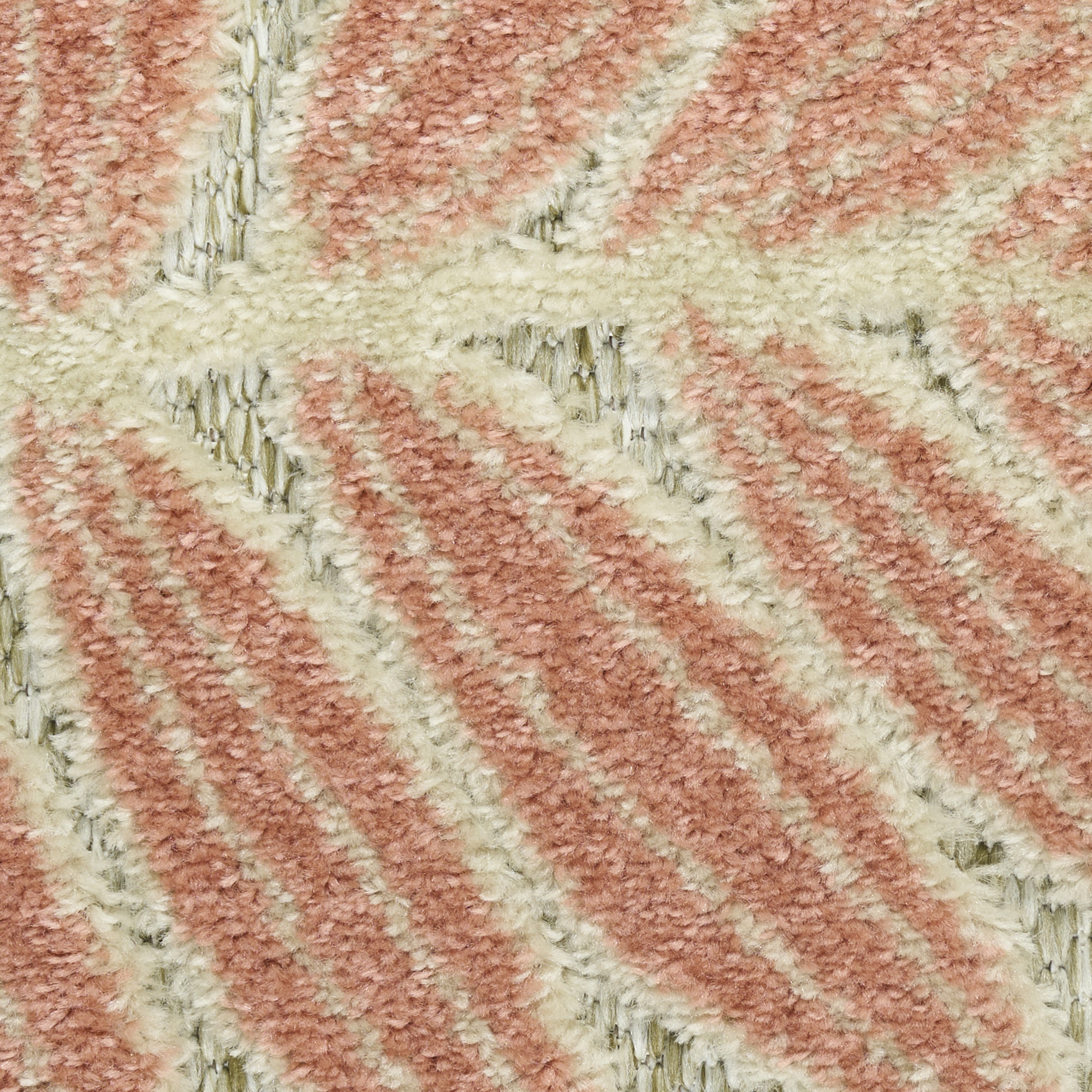 Nourison Aloha 2'8" x 4' Sage Rose Modern Rug