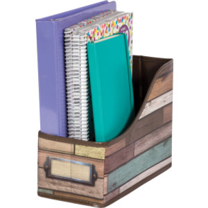 Reclaimed Wood Design Book Bin