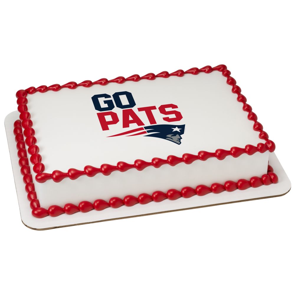 Image Cake NFL New England Patriots Go Pats