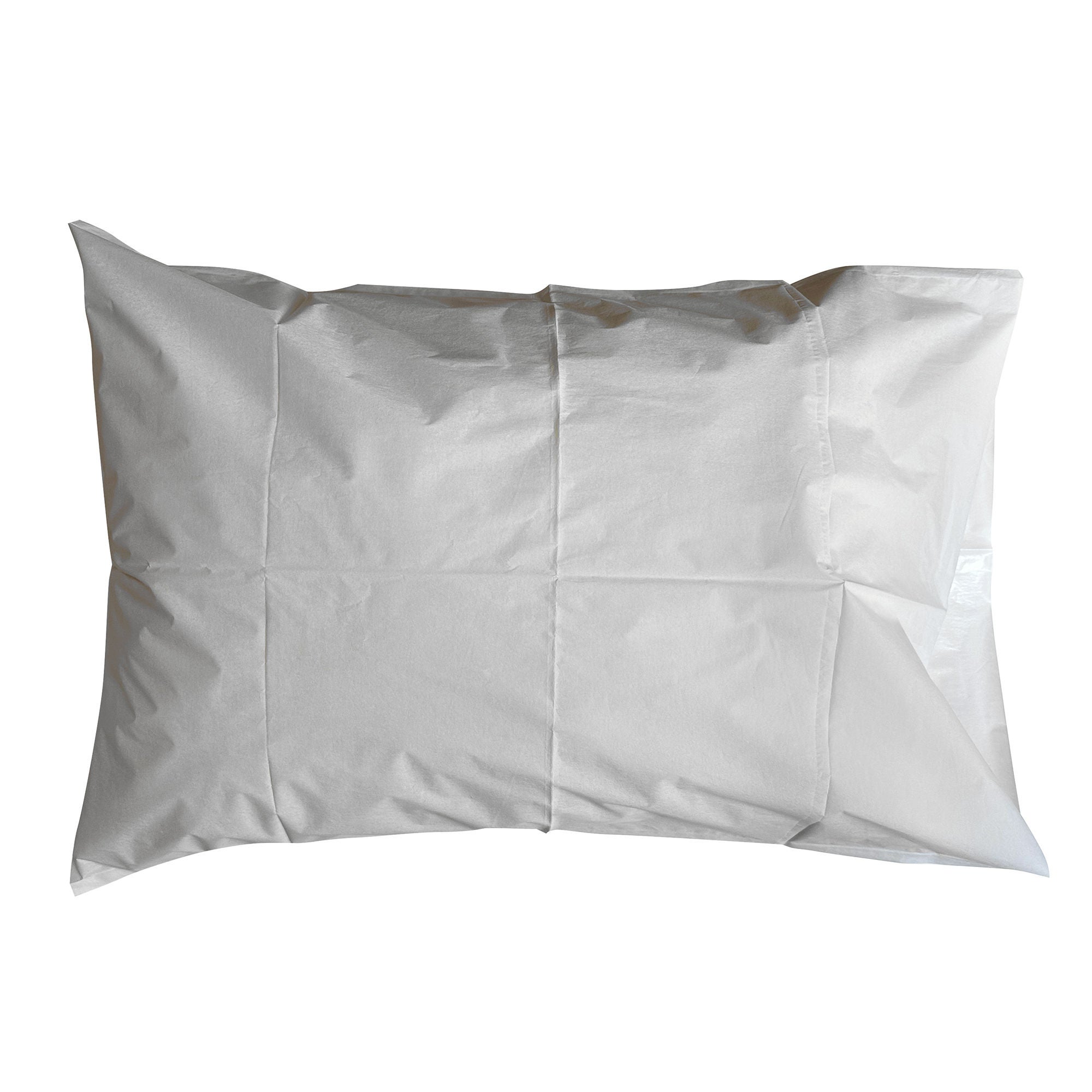 McKesson Pillowcase, Disposable, Deluxe, White, Tissue/Poly, 30 x 21 Inch