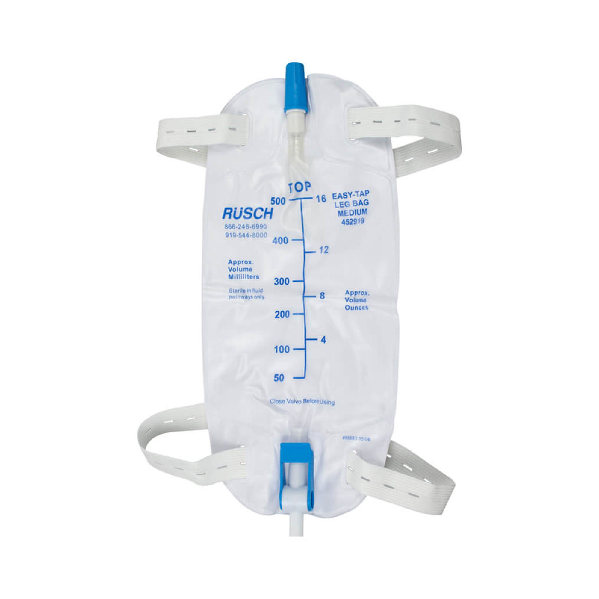 Easy Tap™ Urinary Leg Bag, 500mL