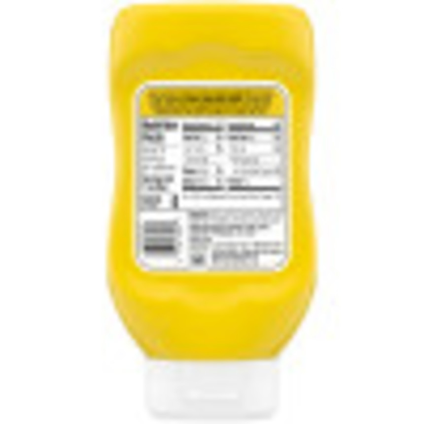  Heinz 100% Natural Yellow Mustard, 14 oz Bottle 
