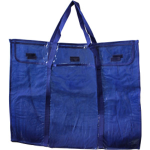 Deluxe Bulletin Board Storage Bag, Clear/Blue, 30" x 24"