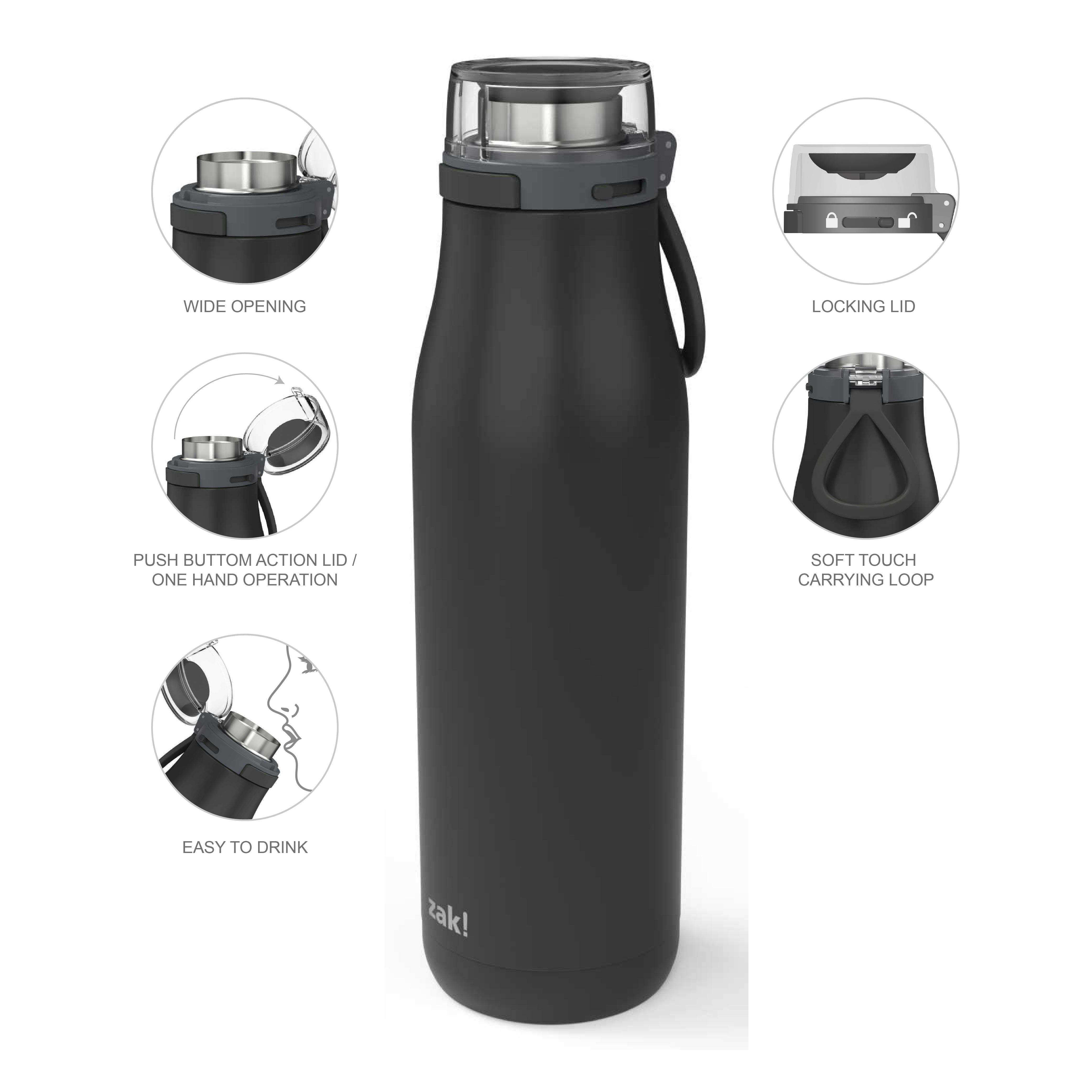 Kiona 29 ounce Vacuum Insulated Stainless Steel Tumbler, Charcoal slideshow image 8 Kiona 29 ounce Vacuum Insulated Stainless Steel Tumbler, Charcoal slideshow image 8