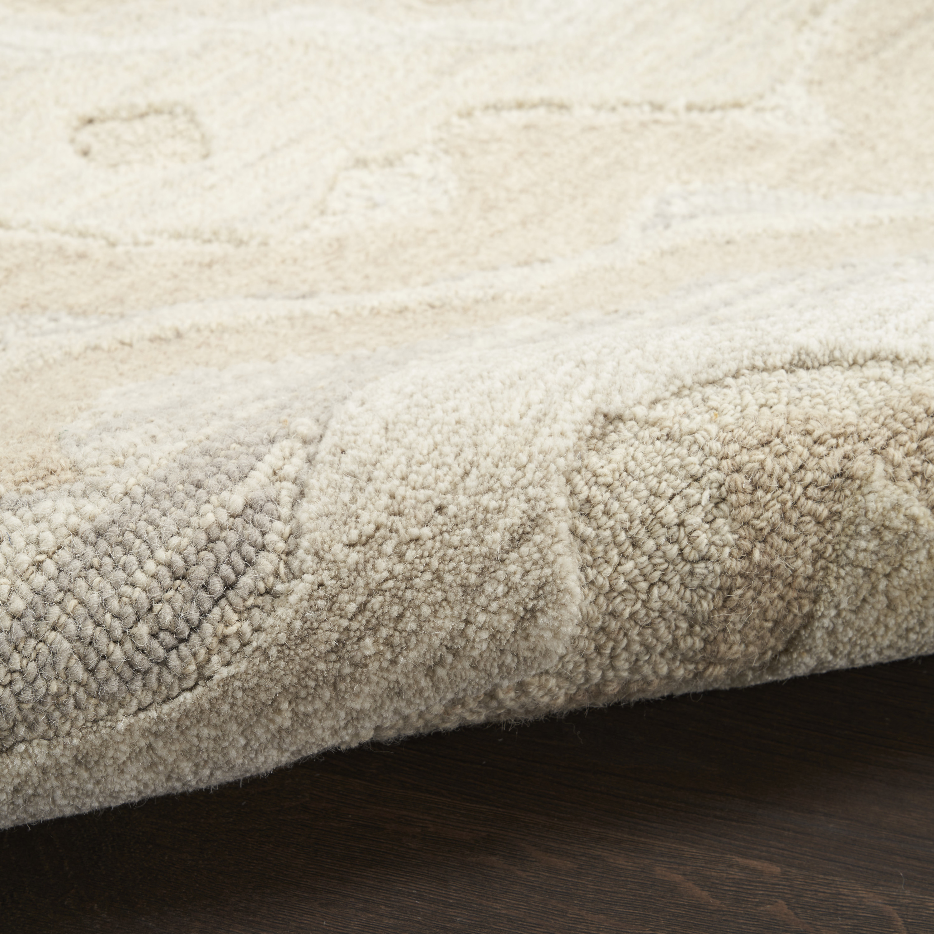 Nourison Graceful 2'3" x 7'6" Beige Modern Indoor Rug