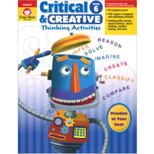 Critical and Creative Thinking Activities Book, Grade 6+