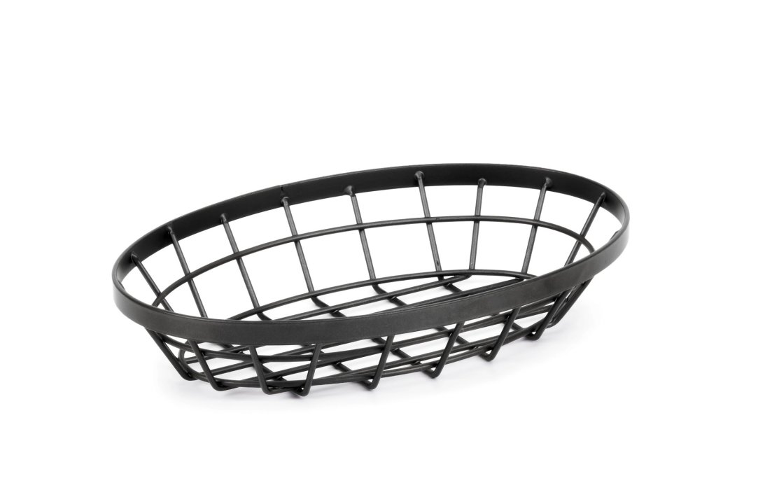 Panier en métal ovale de 22.5 x 15 cm