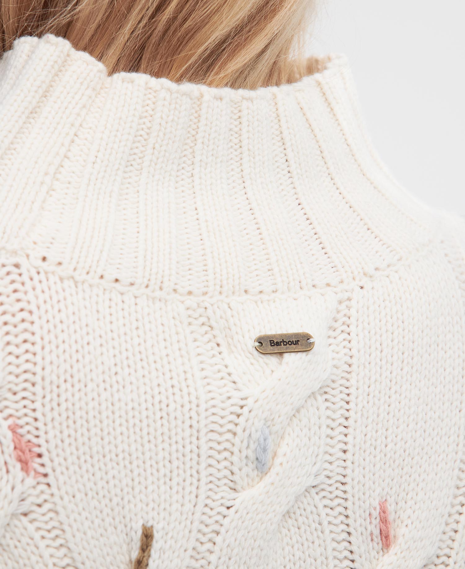 Fleur Cable-Knit Cardigan image number 5