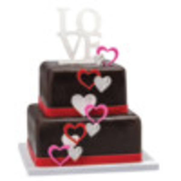 Heart Cutout Assortment Gum Paste Layon
