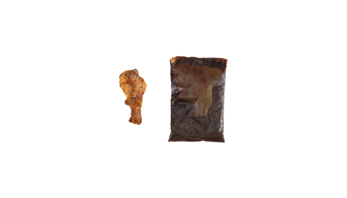 Tyson® Fully Cooked Unbreaded Chicken Drumsticks With BBQ Sauce Packets_image_2