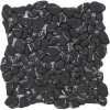 Aquata Black Random Pebbles Mosaic