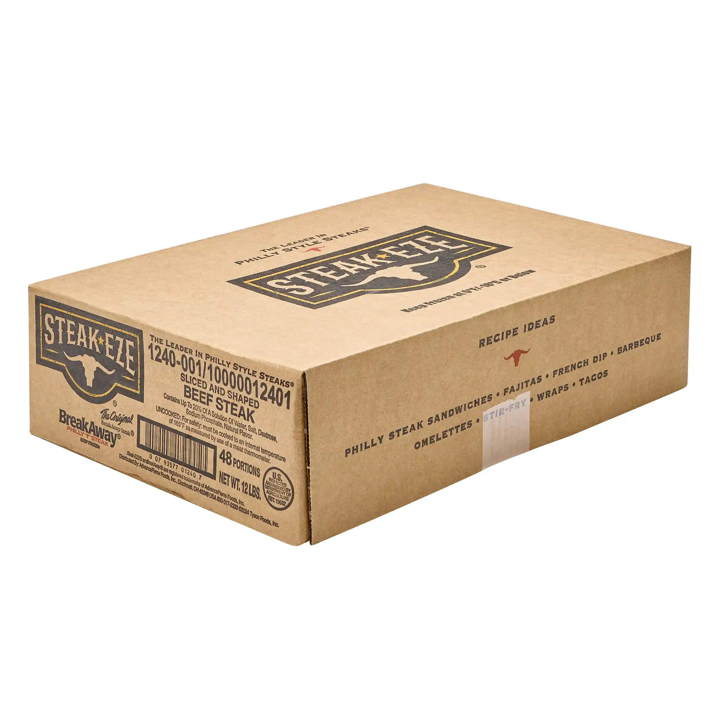 The Original Steak-EZE® BreakAway® Beef Steak, Lightly Marinated, 4 oz _image_5