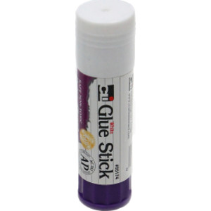 Glue Stick, White, .74 oz, 1 Each