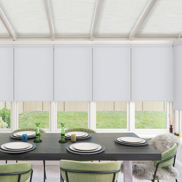 Blocks White Roller Blind