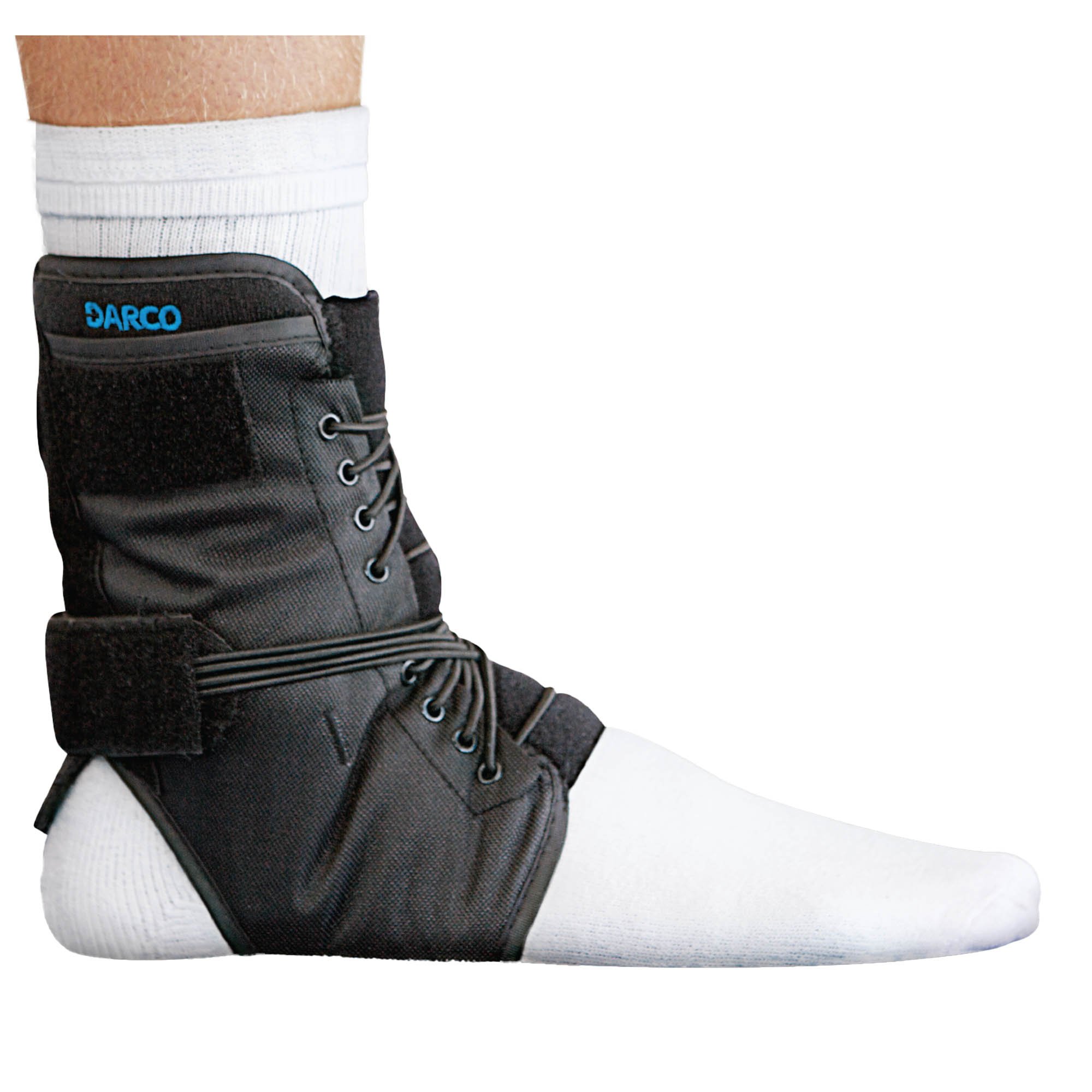 Darco Web Ankle Brace, Bungee / Hook and Loop Strap Closure, Medium MK 779565