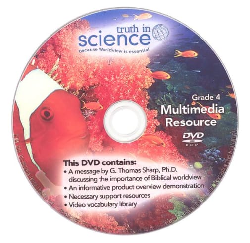 Truth in Science Grade 4 Multimedia/Support DVD
